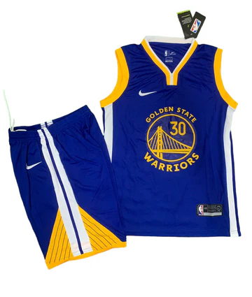 Golden State Warriors Blue Set - Curry 30 (Jersey + Shorts) 